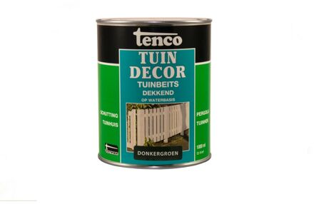 tuindecor beits dekkend donkergroen - 1 liter