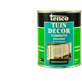 tuindecor beits dekkend middengroen - 1 liter