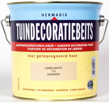 Tuindecoratiebeits 712 camelwhite 750 ml Wit