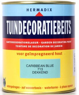 Tuindecoratiebeits 713 caribbean blue 750 ml Blauw