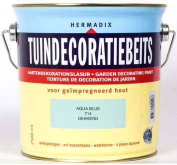 Tuindecoratiebeits 714 aqua blue 750 ml Blauw