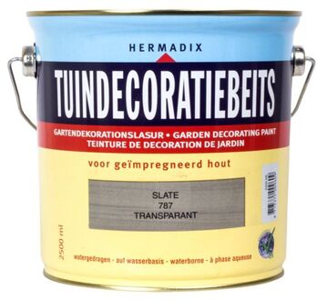 Tuindecoratiebeits 787 slate 2500 ml Grijs