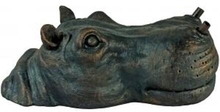 Tuinfontein drijvend nijlpaard Multikleur