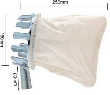 Tuingereedschap Diepe Mand Fruitplukker Hoofd Handige Fruit Picker Catcher Apple Perzik Picking Farm Tuin Plukken Apparaat 16x25cm