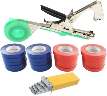 Tuingereedschap Koppelverkoop Machine Hand Tuin Tapetool Set Plant Koppelverkoop Tape Tool Met Nail Set Voor Fruit Bloem Groente Wijnstok tomaat style1