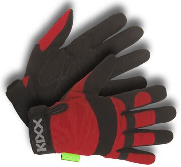 Tuinhandschoen Crude maat XL ofwel 10 Rood