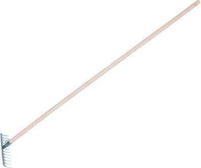 Tuinhark - metaal - 12 tanden - 29,5 cm - inclusief steel 120 cm