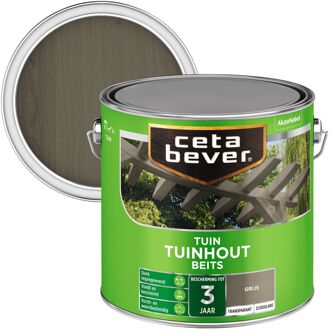Tuinhout Beits - Zijdeglans - Grijs - 2,5L