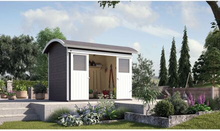 Tuinhuis 228 - Antraciet/blanc - 248x295cm