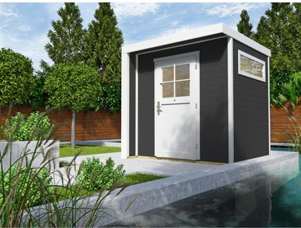 Tuinhuis 262 Riva - Antraciet - 218x209cm
