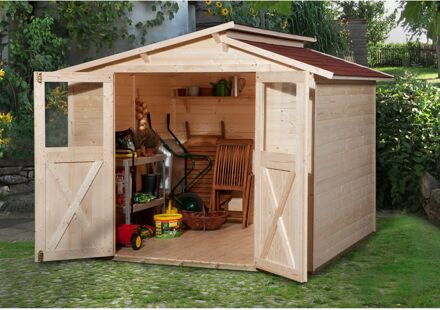 Tuinhuis 323 - Onbehandeld - 254x194cm