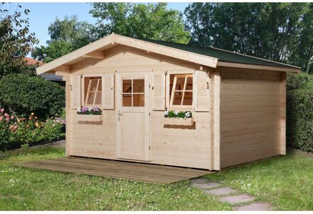 Tuinhuis Met Luifel 138 Type A Gr2 300x380cm