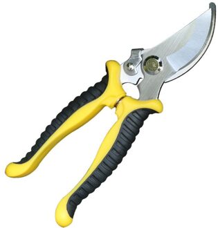 Tuinieren Fruit Scharen Multifunctionele Boomtak Scharen Snoeischaar Anti-Slip En Arbeidsbesparende Handleiding Snoeien scharen geel