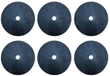 Tuinieren Grondzeil Wiet Barrière Mat Duurzaam Biologisch Afbreekbaar 6 Stuks Niet-geweven Landschap Stof Die Ring Boom Cover