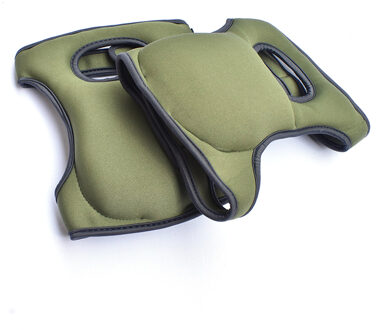 Tuinieren Kniebeschermers Knee Protectors Verstelbare Bandjes Knie Pads Voor Schrobben Vloeren Werk Zachte Comfort May14 groen