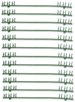Tuinieren Pijler Tomaat Armen Kooi Houder Uitschuifbare Grid Connector Plastic Verstelbare Accessoires Voor Plant Stapel Herbruikbare 12Pcs 8mm 26cm