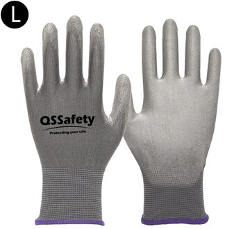 Tuinieren Werkhandschoenen Anti-Statische Ademend Slijtvaste Werkhandschoenen Voor Graven Planten Tuingereedschap grijs / L