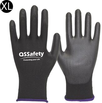 Tuinieren Werkhandschoenen Anti-Statische Ademend Slijtvaste Werkhandschoenen Voor Graven Planten Tuingereedschap zwart / L