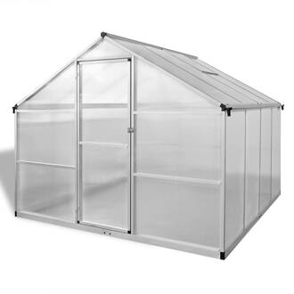 Tuinkas - 6.05 m² - Aluminium frame - Polycarbonaat panelen - UV-bestendig