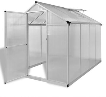 Tuinkas - Aluminium - 4.6 m² - Dubbelwandige polycarbonaat panelen - UV-bestendig - Warmte-isolerend