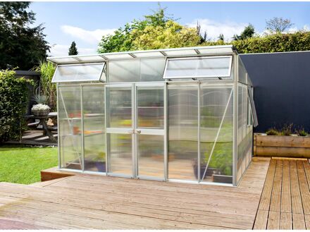 Tuinkas Aphrodite 11500 - Polycarbonaat 10mm - Aluminium - 393x295x242cm