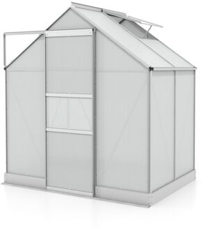 Tuinkas Apollo 2500 - Polycarbonaat 6mm - Aluminium - 195x137x207cm