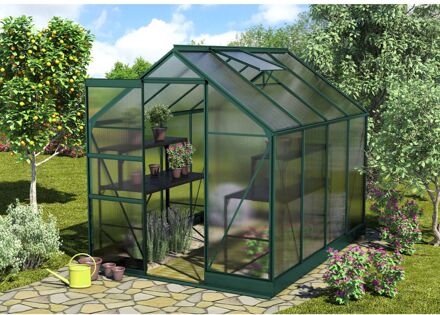 Tuinkas Apollo 5000 - Polycarbonaat 4mm - Smaragd - 195x261x207cm