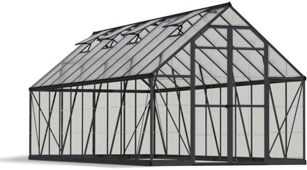 Tuinkas Balance 8x20 - Hybride - Grijs - 244x607x229 Cm