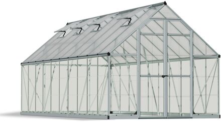 Tuinkas Balance 8x20 - Hybride - Zilver - 607x244x229cm