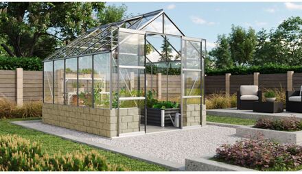 Tuinkas Cassandra 8300 - Veiligheidsglas 3mm - Aluminium - 257x323x249cm