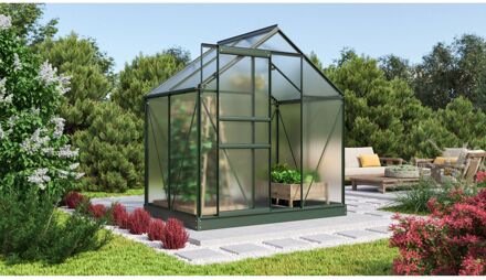Tuinkas Comet 2500 - Polycarbonaat 4mm - Smaragd - 195x131x197cm