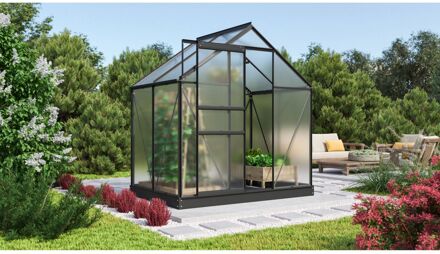 Tuinkas Comet 2500 - Polycarbonaat 4mm - Zwart - 195x131x197cm