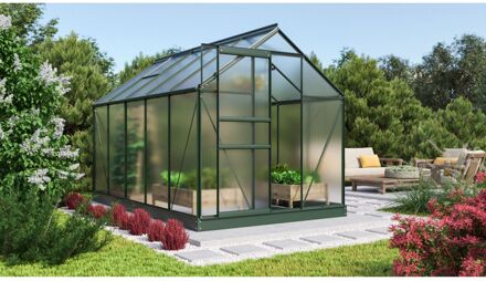 Tuinkas Comet 6200 - Polycarbonaat 4mm - Smaragd - 195x321x197cm