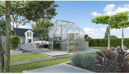 Tuinkas Diana 5000 - Polycarbonaat 4mm - Aluminium - 264x195x255cm