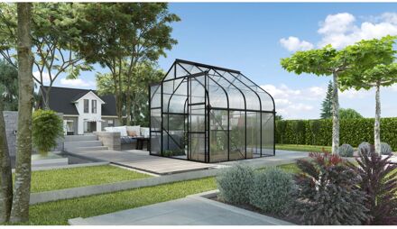 Tuinkas Diana 6700 - Polycarbonaat 4mm - Zwart - 264x258x255cm