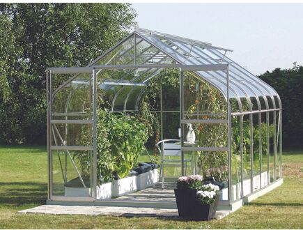 Tuinkas Diana 9900 - Veiligheidsglas 3mm - Aluminium - 264x383x255cm