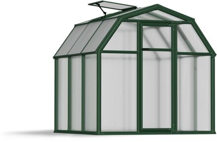Tuinkas Eco Grow 6x6 - Polycarbonaat 4mm/6mm - Groen - 197x204x198cm