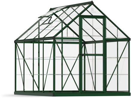 Tuinkas Harmony 6x8 - Polycarbonaat - Groen - 185x247x208cm