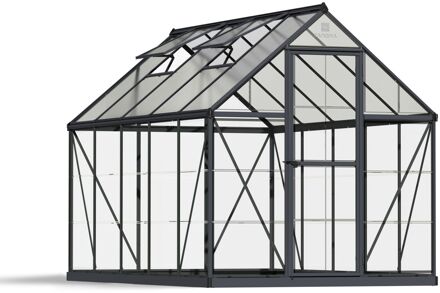 Tuinkas Hybrid 6x10 - Hybride - Grijs - 306x185x208cm