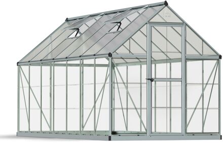 Tuinkas Hybrid 6x14 - Hybride - Zilver - 426x185x208cm