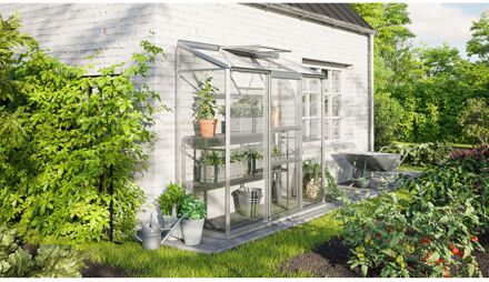 Tuinkas Ida 1300 - Veiligheidsglas 3mm - Aluminium - 193x69x182cm