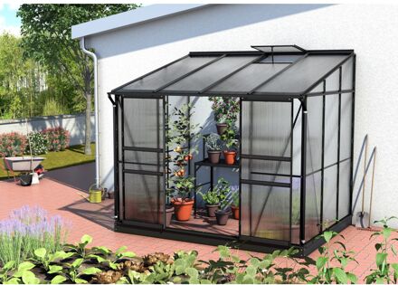 Tuinkas Ida 5200 - Polycarbonaat 4mm - Zwart - 262x201x221cm