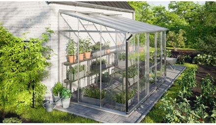 Tuinkas Ida 6500 - Veiligheidsglas En Polycarbonaat 6mm - Aluminium - 324x201x221cm