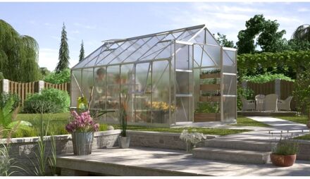 Tuinkas Jupiter 11500 - Polycarbonaat 4mm - Aluminium - 257x445x248cm
