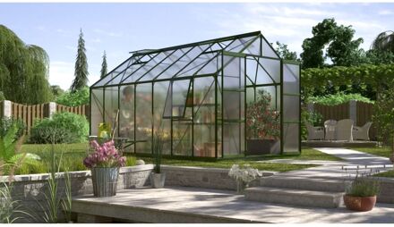 Tuinkas Jupiter 11500 - Polycarbonaat 4mm - Smaragd - 257x445x248cm