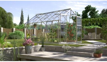 Tuinkas Jupiter 11500 - Veiligheidsglas 3mm - Aluminium - 257x445x248cm