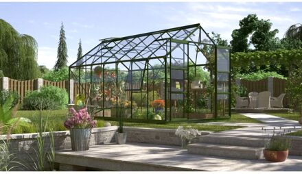 Tuinkas Jupiter 11500 - Veiligheidsglas 3mm - Smaragd - 257x445x248cm