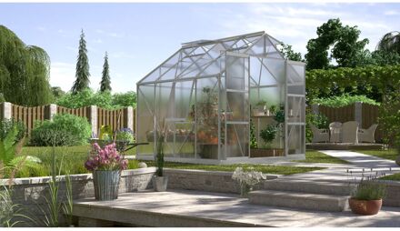 Tuinkas Jupiter 6700 - Polycarbonaat 4mm - Aluminium - 257x258x248cm