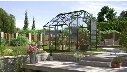 Tuinkas Jupiter 6700 - Veiligheidsglas 3mm - Smaragd - 257x258x248cm