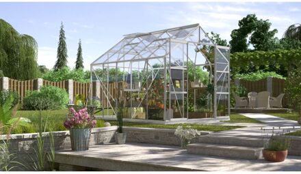 Tuinkas Jupiter 8300 - Veiligheidsglas 3mm - Aluminium - 257x321x248cm